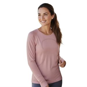 Lululemon Swiftly Tech Twilight Rose Crewneck Sleeve Thumb Hole women's size 10